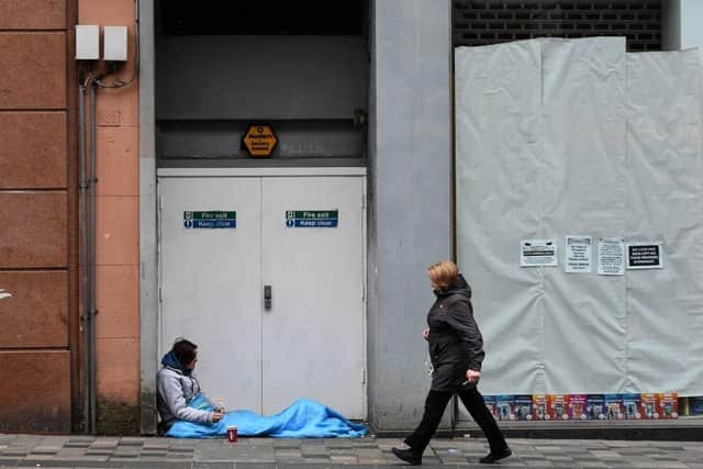 The latest homeless statistics show a record high number of children in temporary accommodation. Picture: Andy Buchanan/AFP via Getty Images