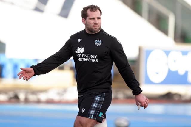 Fraser Brown is back in the Glasgow Warriors squad following a knee injury.  (Photo by Craig Williamson / SNS Group)