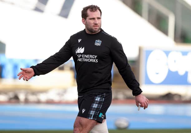 Fraser Brown is back in the Glasgow Warriors squad following a knee injury.  (Photo by Craig Williamson / SNS Group)