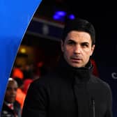Arsenal's Mikel Arteta was involved in an altercation with Porto's Sergio Conceicao after the Champions League tie at the Emirates. (Photo by David Price/Arsenal FC via Getty Images)
