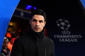 Arsenal's Mikel Arteta was involved in an altercation with Porto's Sergio Conceicao after the Champions League tie at the Emirates. (Photo by David Price/Arsenal FC via Getty Images)
