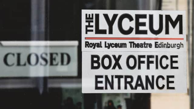 The Lyceum Theatre in Edinburgh, closed until 2021 PIC: Lisa Ferguson