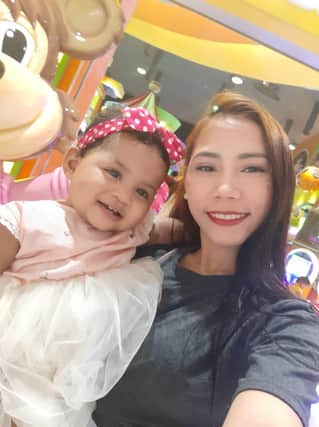Bennylyn Burke, 25, and her daughter Jellica, 2 (Photo: Police Scotland).