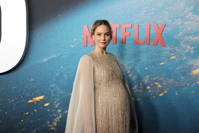 Jennifer Lawrence plays a scientist in the Netflix film Don't Look Up who discovers a comet that's on a collision course with Earth (Picture: Mike Coppola/Getty Images)