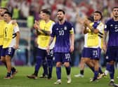 Lionel Messi and Argentina face Australia in the round of 16 at the World Cup. (Photo by Catherine Ivill/Getty Images)
