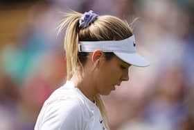 Katie Boulter's emotional Wimbledon adventure is over after a straight=sets defeat