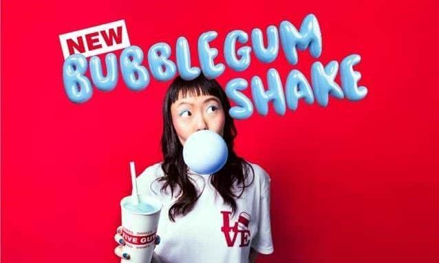 Five Guys Bubblegum Shake