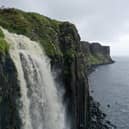This magical waterfall tips itself over the cliffs of Kilt Rock on the Isle of Skye. It falls from the Mealt Loch to the Sound of Raasay below. Local legend has it that mermaids wait at the bottom of the falls to either greet you or eat you. This is a windy spot in winter so be careful.