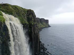 This magical waterfall tips itself over the cliffs of Kilt Rock on the Isle of Skye. It falls from the Mealt Loch to the Sound of Raasay below. Local legend has it that mermaids wait at the bottom of the falls to either greet you or eat you. This is a windy spot in winter so be careful.