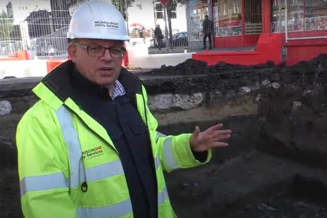 City Archaeologist John Lawson discussed the incredible discovery on the Trams to Newhaven weekly vlog on YouTube.