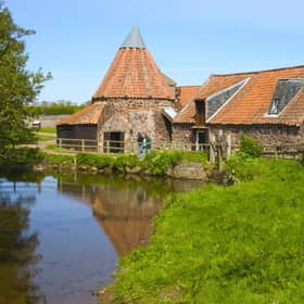 Preston Mill sits just outside the East Lothian village of East Linton.