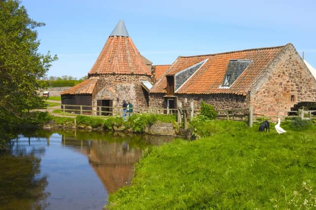 Preston Mill sits just outside the East Lothian village of East Linton.