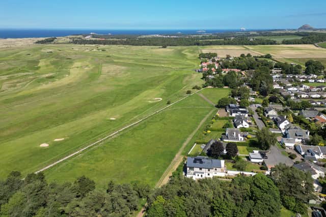 Properties at he Fairways in Gullane have stunning views over the hallowed links of Muirfield