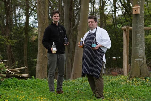 Buck & Birch co-founders Tom Chisholm and Rupert Waites. Picture: Stewart Attwood