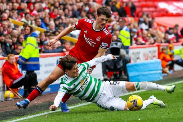 Aberdeen's Calvin Ramsay is wanted by Bologna. (Photo by Craig Williamson / SNS Group)