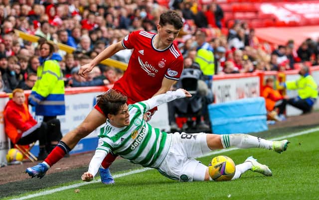 Aberdeen's Calvin Ramsay is wanted by Bologna. (Photo by Craig Williamson / SNS Group)