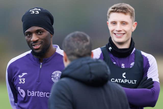 Rocky Bushiri and Will Fish have been Hibs' main central defensive pairing.