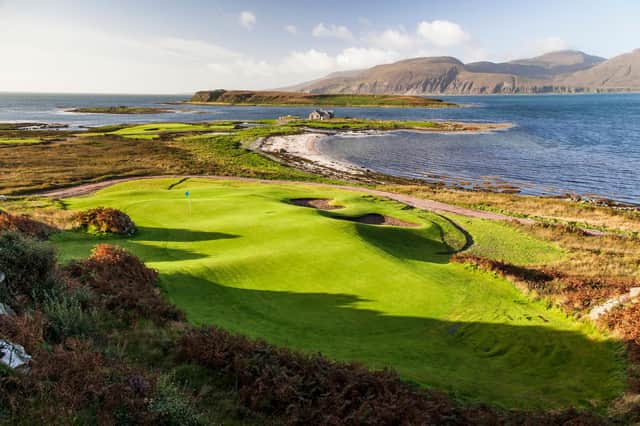 Ardfin, which has been voted No 11 on a list of Scotland's top 100 courses, enjoys a spectacular setting on the southern tip of the island of Jura. Picture: Ardfin Estate