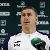 Hibs manager Nick Montgomery will have a different type of microphone to deal with against Hearts.
