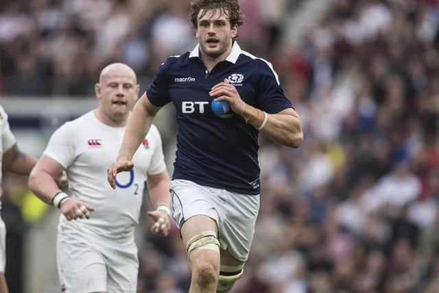 Richie Gray's last start for Scotland came against England at Twickenham in 2017. (Picture: Gary Hutchison/SNS)