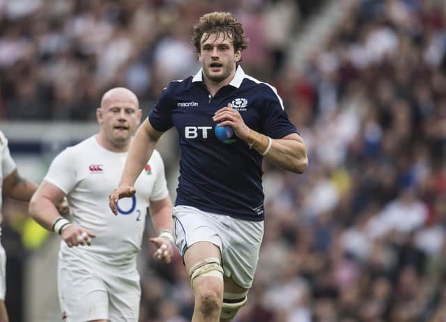 Richie Gray's last start for Scotland came against England at Twickenham in 2017. (Picture: Gary Hutchison/SNS)