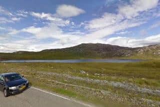 The mid-air collision happened by the A894 near Loch Na Gainmhich in Lairg, Sutherland in the Scottish Highlands.