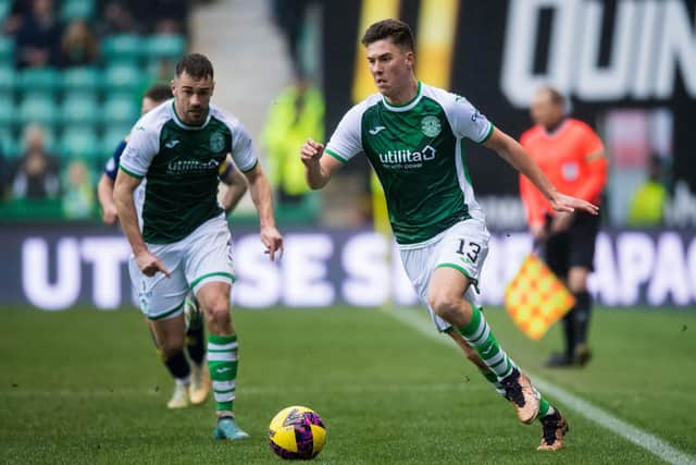 Matthew Hoppe had a positive impact off the bench for Hibs. (Photo by Ross Parker / SNS Group)