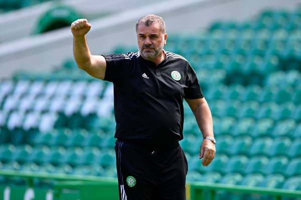 Celtic manager Ange Postecoglou has named his starting XI. Picture: SNS