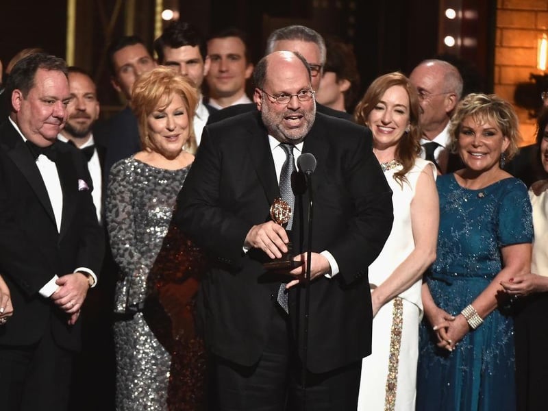 Oscars: 2007 Best Picture – No Country for Old Men.
Emmys: 1984 Outstanding Children's Program – He Makes Me Feel Like Dancin'.
Grammys: 2012 Best Musical Theater Album – The Book of Mormon: Original Broadway Cast Recording.
Tonys: 1994 Best Musical – Passion; 2000 Best Play – Copenhagen; 2002 Best Play – The Goat, or Who Is Sylvia?; 2005 Best Play – Doubt; 2006 Best Play – The History Boys; 2009 Best Play – God of Carnage; 2010 Best Revival of a Play – Fences; 2011 Best Musical – The Book of Mormon; 2012 Best Revival of a Play – Death of a Salesman; 2014 Best Revival of a Play – A Raisin in the Sun; 2015 Best Play – The Curious Incident of the Dog in the Night-Time; 2015 Best Revival of a Play – Skylight; 2016 Best Play – The Humans; 2016: Best Revival of a Play A View From the Bridge; 2017 Best Revival of a Musical – Hello, Dolly!; 2019 Best Play – The Ferryman; 2019 Best Revival of a Play – The Boys in the Band; 2021 Best Play – The Inheritance.