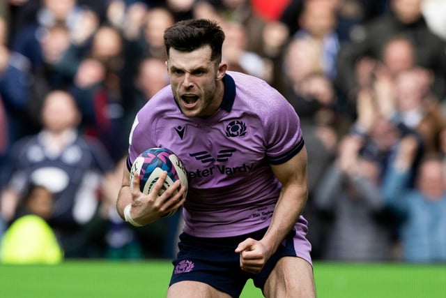 Given he scored a hat-trick and the third try was a worldie it seems harsh to criticise but Scotland lacked control at times. Tough match for him to come into given his lack of time at 10 recently but three excellent finishes. 8