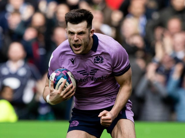 Given he scored a hat-trick and the third try was a worldie it seems harsh to criticise but Scotland lacked control at times. Tough match for him to come into given his lack of time at 10 recently but three excellent finishes. 8