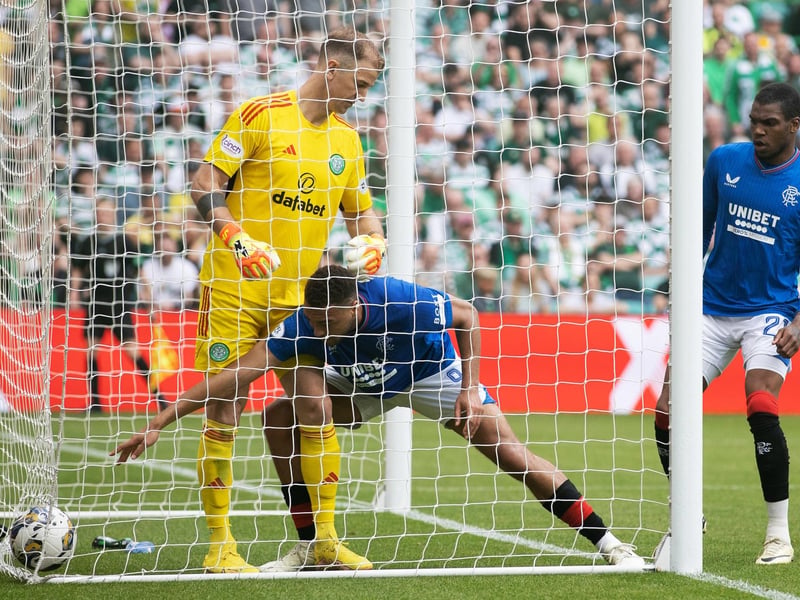 Made a nuisance of himself as Rangers' main striker and showed good predatory instincts to head home from close range for his first goal in this fixture. Was isolated once Rangers went down to ten men and emptied the tank before making way for Kemar Roofe. 7