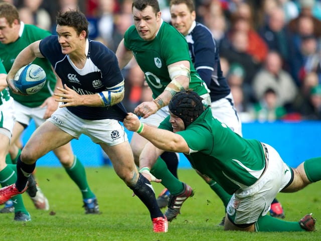 Won 44 caps for Scotland at centre and on the wing, several of them alongside his brother Thom. Played club rugby for London Scottish, Glasgow Warriors and Castres before retiring in 2015. Appeared in the tenth series of Dancing on Ice in 2018.