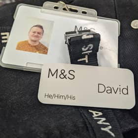Marks and Spencer introduce optional pronoun name badges for staff. (Picture credit: David Parke/PA Wire)