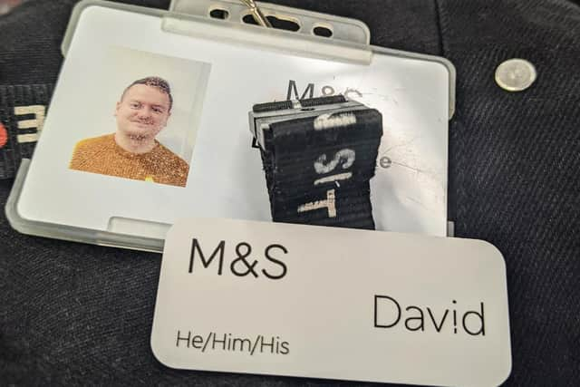 Marks and Spencer introduce optional pronoun name badges for staff. (Picture credit: David Parke/PA Wire)