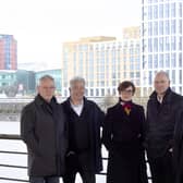 David Ross, Fraser Low, Pamela Ross, Peter Moran, Richard MacDonald of Keppie Design in Glasgow.