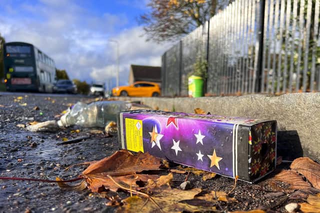 The aftermath of a night in carnage in Dundee, when roads were blocked by a mob who lit fires, damaged cars and used fireworks as missiles, with riot police called in to deal with the disorder. PIC: Lisa Ferguson,