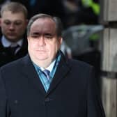Former Scottish first minister Alex Salmond leaving the High Court in Edinburgh. Picture: Andrew Milligan/PA Wire