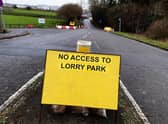 One of the Brexit lorry parks being used to help cope with customs checks