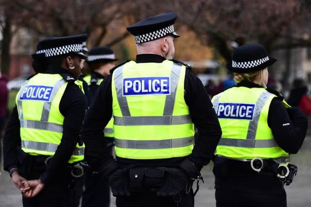 The Scottish Police Federation said frontline officers should be given daily Covid-19 tests. Picture: John Devlin