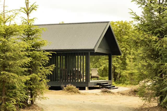 Rowan, one of the five new Glen Glack cabins sitting on the edge of Cally Loch at Atholl Estates near Dunkeld. Pic: Contributed/ALEXANDER BAXTER