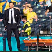 Ukraine manager Andriy Shevchenko wants the World Cup play-off against Scotland to go ahead.  (Photo by Craig Williamson / SNS Group)
