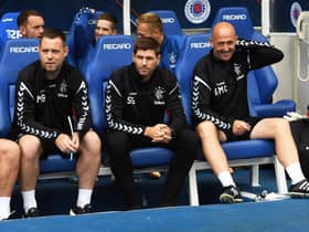 Michael Beale and Steven Gerrard have both been linked with a return to Rangers. Picture: SNS