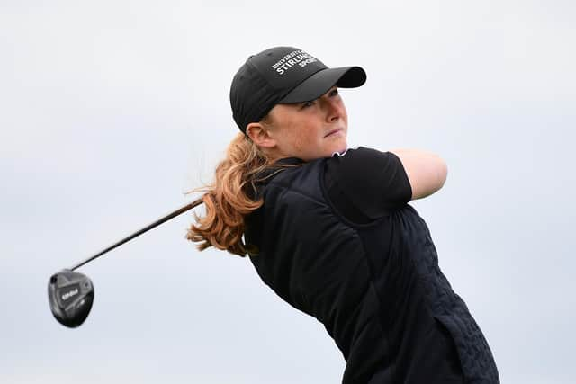 Louise Duncan in action during the R&A Women's Amateur Championship at Hunstanton in Norfolk. Picture: Harriet Lander/R&A/R&A via Getty Images.