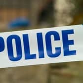 Police closed the road following the collision near the Forgan roundabout in Fife on Friday night that left a 14-year-old hospitalised with critical injuries. PIC. Contributed.
