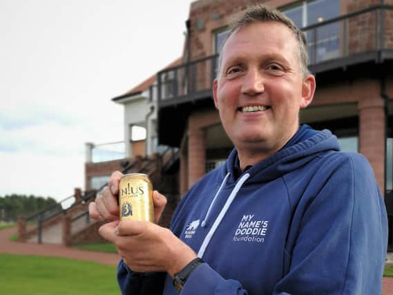 Five pence from every Gen!us beer going to the Motor Neurone Disease foundation set up by the late Scottish rugby giant Doddie Weir.