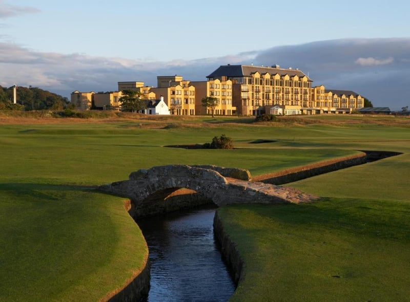 Located in St Andrews between the glorious West Sands Beach and the world-famous gold course of the same name, the Old Course Hotel is a dream destination for golfers and non-golfers alike. The Kohler Waters Spa offers luxury spa treatments and includes a relaxation area, a rooftop hot tub, a swimming pool and fitness center. The 3 AA-Rosette Road Hole Restaurant features fine dining and over 200 whiskeys, while the Sands Grill serves fresh seafood in informal surroundings, and there's also a traditional pub to enjoy relaxed Scottish hospitality.