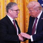 Keir Starmer and Donald Trump - pictured in February - announced a 'breakthrough' trade deal between the UK and US this week (Picture: Carl Court - Pool/Getty Images)