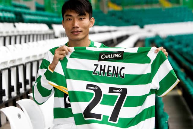 Celtic signed Chinese ace Zheng Zhi in September 2009.