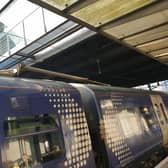 Damage to the pantograph of a ScotRail train, which takes electricity from the overhead lines. Picture: Network Rail Scotland